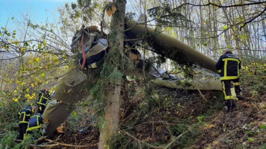 L’aéronef s’est écrasé dans la forêt attenante à l’altiport de Megève.