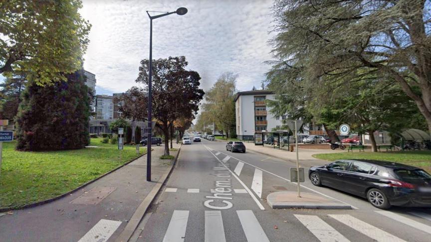 La police a tenté de contrôler les trois conducteurs de motocross au niveau du chemin du Maquis à Annecy.