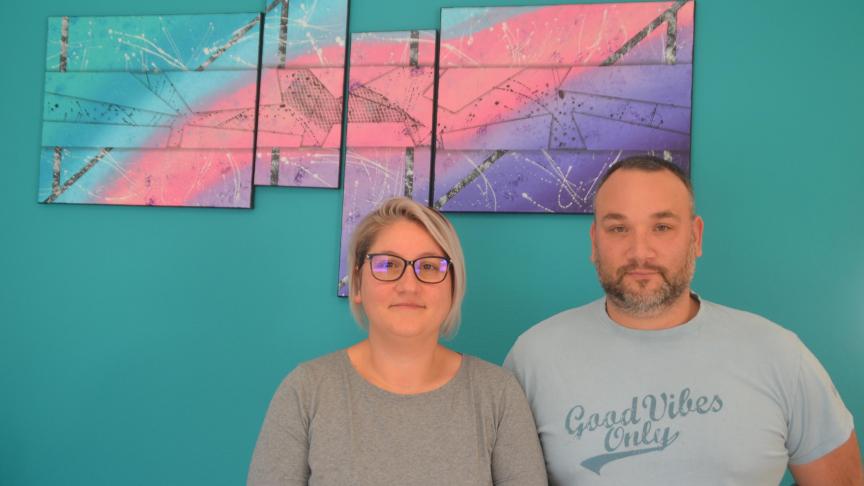 Depuis l'enfance, Jessica et Jérôme ont été imprégnés par la peinture.