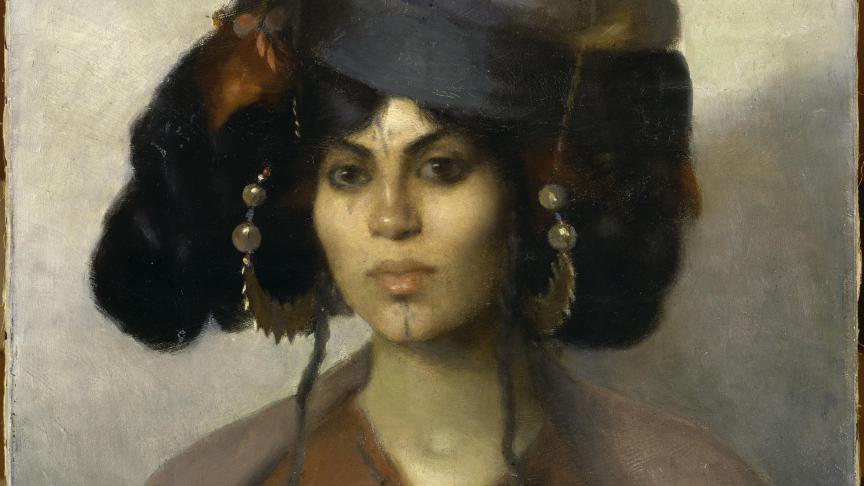 Marie Caire-Tonoir, Tête de femme Biskra,1899-1900, musée du quai Branly - Jacques Chirac.