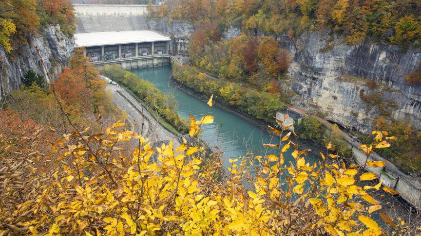 Le barrage de Génissiat a ouvert ses portes au tourisme industriel, en avril 2018. © C.Moirenc/photothèque CNR