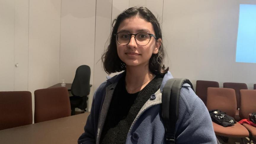 Maya Permalana, membre du CMJA pour deux ans, est en première au lycée Jeanne-d’Arc.