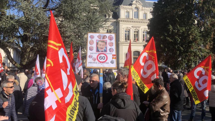 Selon la police, 5200 manifestants étaient présents dans les rues ce mardi 31 janvier 2023. Au moins 10 000 d’après la CGT.