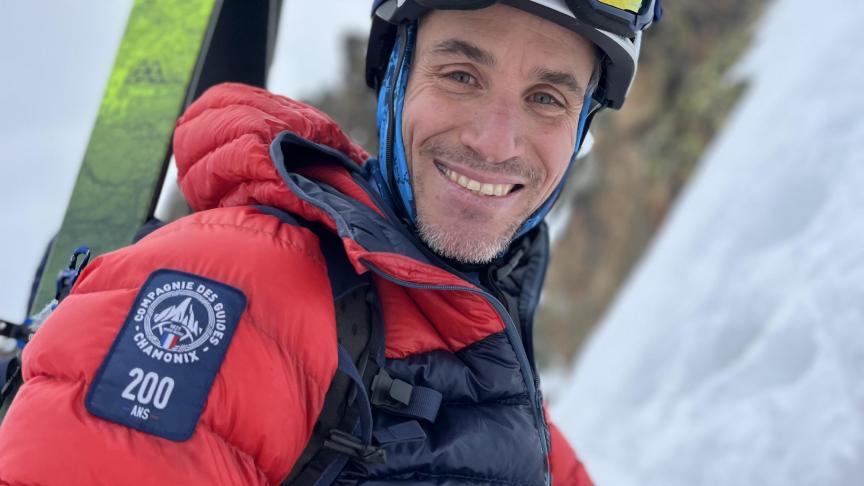 Didier Tiberghien est directeur de la compagnie des guides de Chamonix.