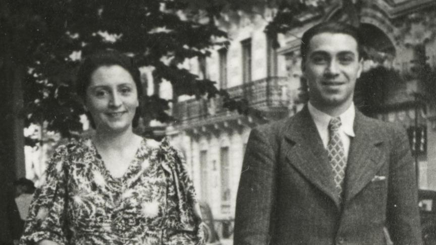 Paulette et Emile Mercier, avant la guerre.