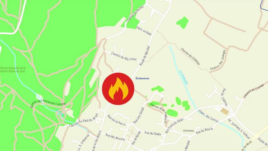 Le feu de garage s’est déclaré ce mardi 21 mars