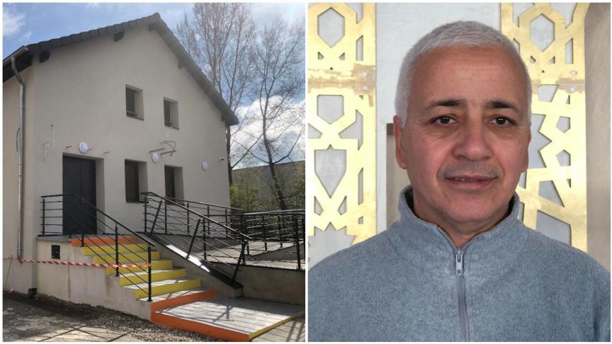 La mosquée des Petits Pains et Djamel Tazghat, président de l’Association culturelle musulmane savoyarde (ACMS).