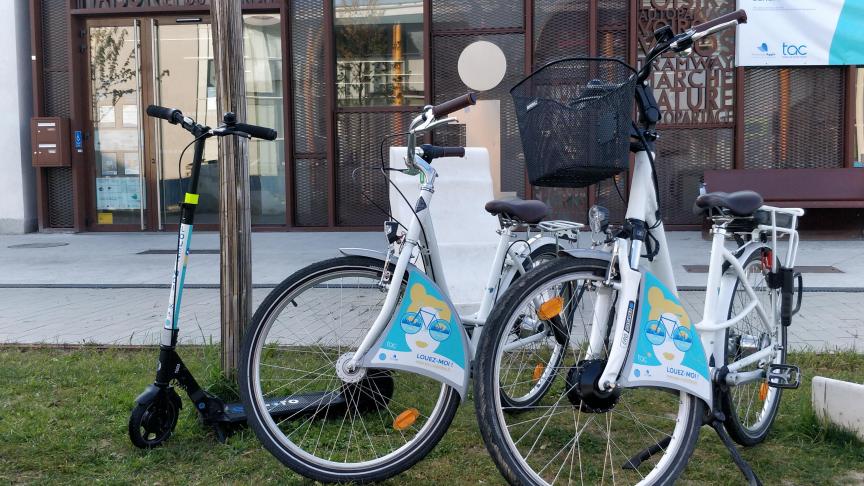 La maison de la mobilité d’Annemasse permet de louer un vélo, en toutes saisons.