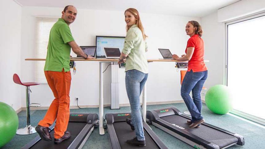 Les «walking desks» d’ActivUp continuent à se vendre comme des petits pains.