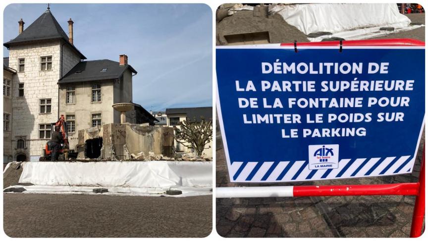 La démolition a débuté ce vendredi 5 mai 2023. Photo Dominique Sailly