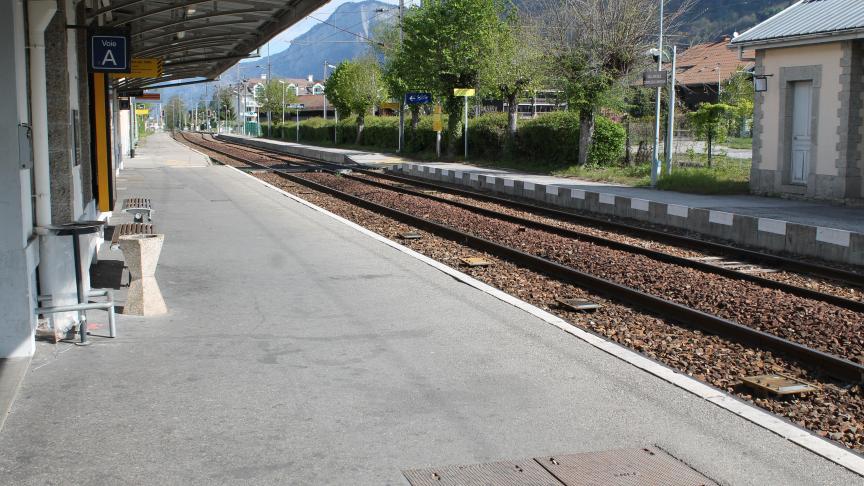 Vendredi 12 mai 2023, un piéton s’est fait heurter par un train, à Sallanches.
