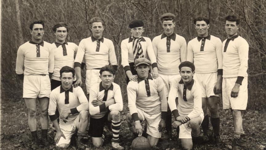 Equipe de foot du Concordia, 1924-25 (coll. Michel Blanc).