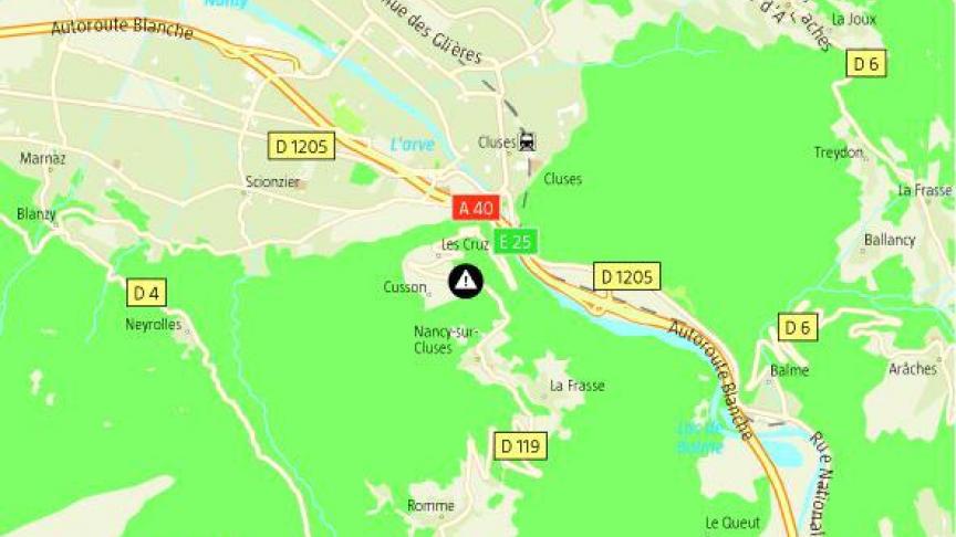 La route reliant Nancy-sur-Cluses au bas de la vallée de l’Arve est fermée à la circulation jusqu’au vendredi 26 mai prochain.