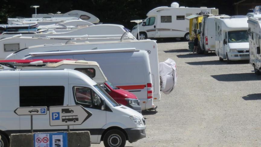 Niveau numérique stationnement camping car - Équipement caravaning