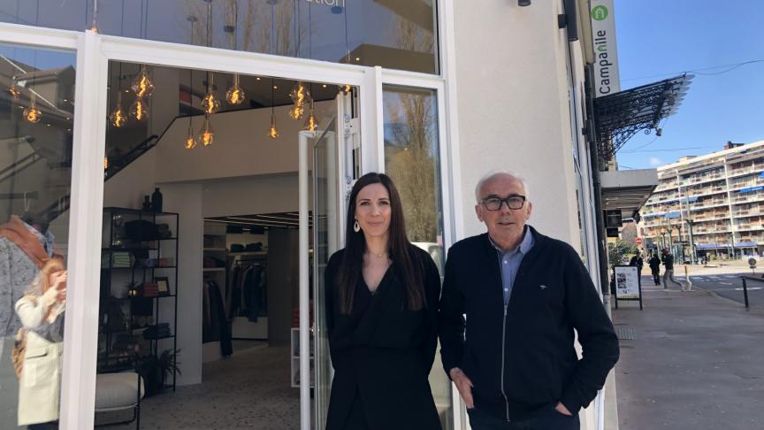 Bleu Blanc Gros Votre Pantalon la famille Andre 80 ans de commerce a Annecy L Essor Savoyard