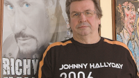 Jean-Claude en 2011: il organisait à la Croisée la venue de Ritchy, l’un des sosies de Johnny.