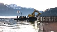 En changeant le tracé des canalisations, l’entreprise a détruit des herbiers au large du quai de la Tournette.