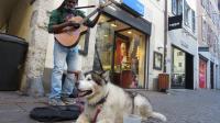 Ely et Gnocchi s’arrêtent souvent dans la rue Carnot, au plus près des passants.