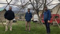 Benjamin Fauges, BrunoVan den Driessche et Olivier Cartier Moulin, les 3 initiateurs de cette réunion en ligne.