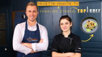 Cyril Daviez en compagnie de Charline Stengel, ex-participante de Top Chef.