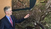 «Je vois bien que les investisseurs de toute nature, et pas seulement immobiliers, nous regardent et n’attendent qu’une chose pour venir, c’est qu’il y ait une vraie dynamique en termes d’aménagement, une dynamique qualitative», déclare Christophe Arminjon, maire de Thonon.