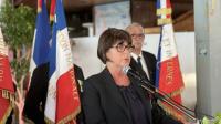 Josiane Lei lors de la remise de sa légion d’honneur.
