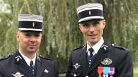 Le colonel Oliver Leblanc (à gauche) et le colonel Frédéric Allamand (à droite) ont été intronisés jeudi 29 septembre.