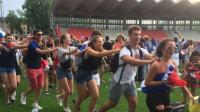 En 2018, la Ville avait diffusé la finale victorieuse de la France au Parc des Sports.