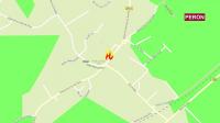 Le feu de cheminée a pris dans un bâtiment de deux étages situé chemin de la Vie de l’Etraz.