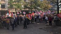 Près de 600 manifestants ont été comptabilisés par la police.