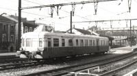 L’autorail en gare de Bellegarde.
