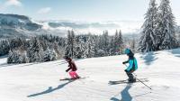 Le domaine dispose de pistes de ski alpin et d’un grand nombre de pistes de ski de fond.