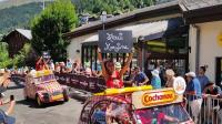 Cette année, Morzine a accueilli le départ de la 10e étape, en direction de Megève.