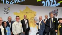 Les élus locaux se sont montrés ravis d’accueillir le Tour de France.