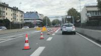 Le tunnel à l’entrée d’Annecy a été fermé mardi 1er novembre 2022.