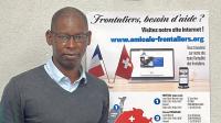 Ibrahima Diao est juriste au sein de l’Amicale des frontaliers et reçoit dans les bureaux de l’antenne située à Gaillard.