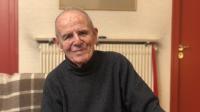 Roger Mottet chez lui à Archamps, dans sa maison construite dans les années 60.