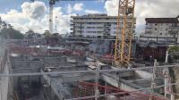 L’avancement du chantier côté place du Jura en ce mois de novembre.
