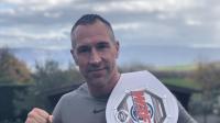Richard Pedro et sa dernière ceinture de champion.