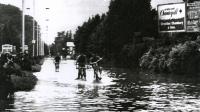 Le 21 juillet 1992, le centre-ville d’Aix-les-Bains a été inondé à la suite d’un orage intense.