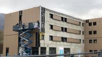 À l’horizon 2026, la commune de Grésy-sur-Aix comptera quatre hôtels. En photo ici, le futur B&B Hotel à côté du péage de l’A41.