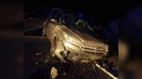 Dans la nuit du vendredi 16 au samedi 17 décembre, une voiture a fini sa course dans la cour de deux retraités à Brenthonne.