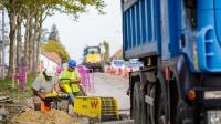 A partir du 9 janvier, les travaux préparatoires au tram reprennent à Saint-Julien © BnB Photographies.