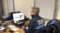 Loïc Pacoret dans les locaux de la police municipale au 107 rue des Terreaux.
