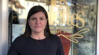 Aurore Amenna, gérante du concept-store Les Palettes à Annecy.