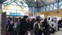 Les lycéens étaient nombreux à arpenter les allées du complexe Martin-Luther-King, à Annemasse, lors du salon Grand Forma.
