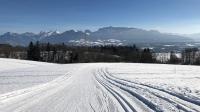Mardi 31 janvier, les conditions de glisse étaient encore très bonnes sur le domaine nordique de La Chapelle-Rambaud, ouvert dix jours plus tôt.