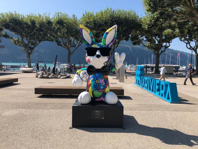 Aix-les-Bains : on a rencontré Leloluce, l'artiste qui a créé le