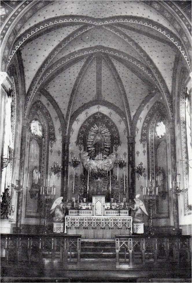 La chapelle étoilée à l’origine, qui a servi de modèle pour la rénovation à l’identique.